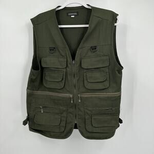 Lisuhepeal Mens Outdoor‎ Vest Size S Rugged Utility Fishing Hiking Gorpcore